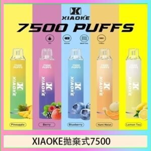 梟客XIAOKE一次性電子菸拋棄式7500口